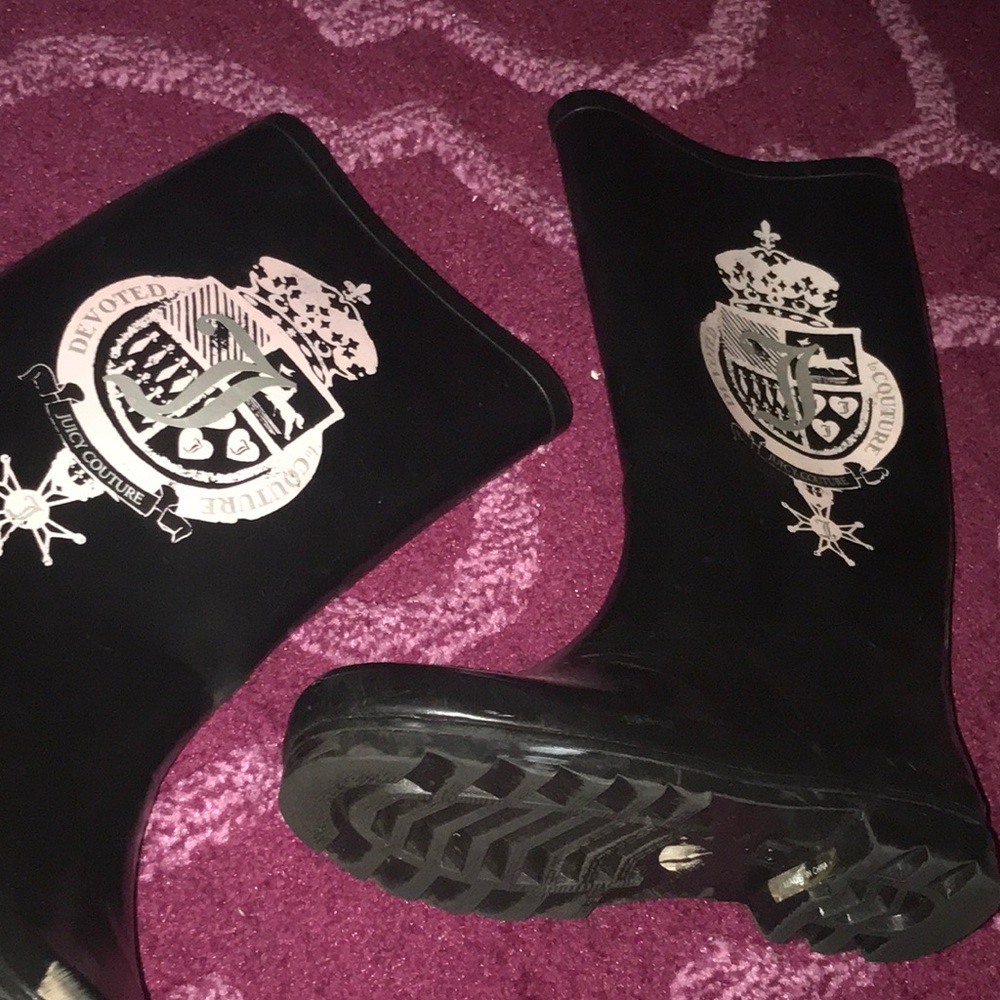 Juicy Couture Logo Rain Boots
